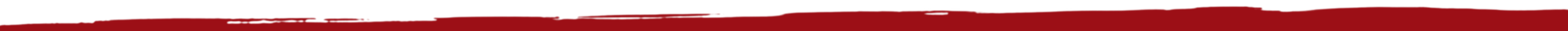 Red brushstroke at the bottom of a white background.